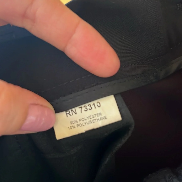 Ivan Grundahl sz M Black Trousers Highrise Wide Leg Minimalist Contemporary - Picture 5 of 9